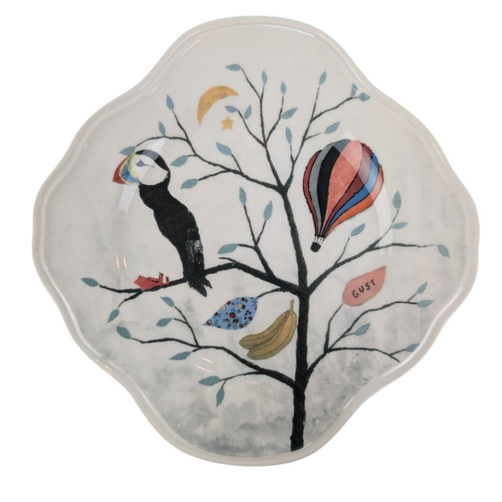 Anthropologie Rebecca Rebouche Curious Deciduous | Set of 4 Salad/Dessert Plates - Picture 3 of 10